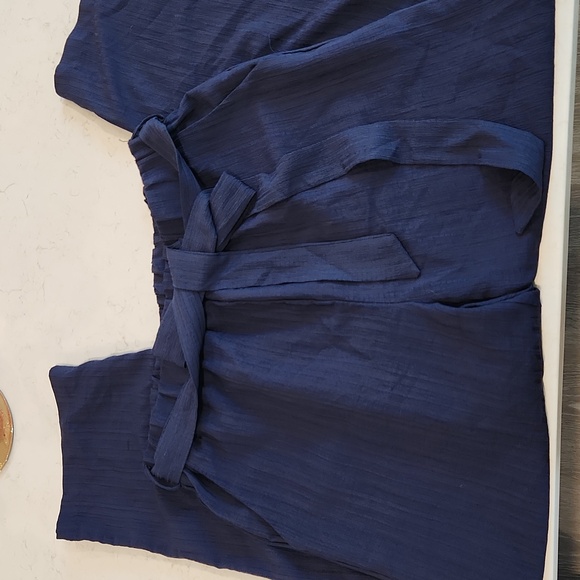 0XL Navy Wide Leg Pants - Picture 2 of 4